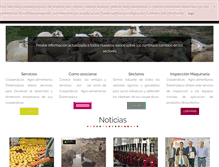 Tablet Screenshot of cooperativasextremadura.es